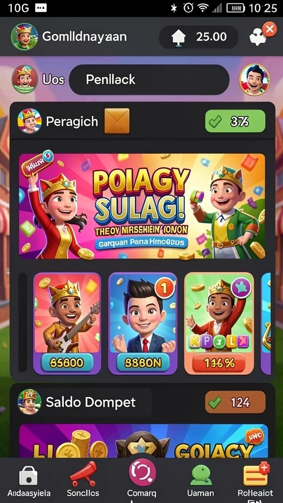77singa - Menampilkan beragam pilihan permainan yang tersedia.