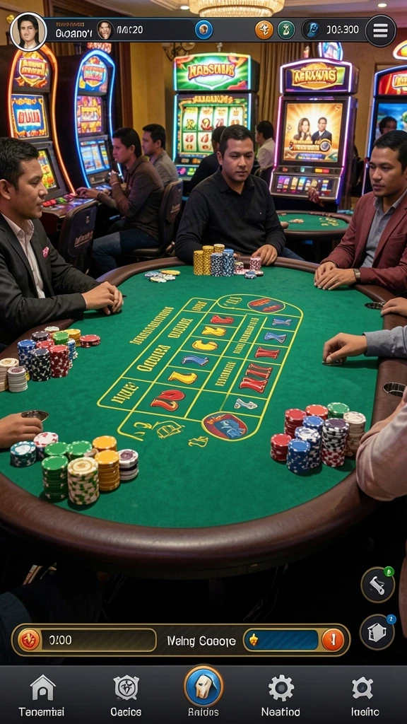 888r - Pengaturan level yang beragam dan menantang.