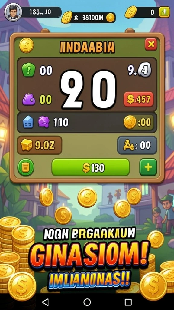 okgames - Tampilan antarmuka pengguna yang menarik dan mudah digunakan.