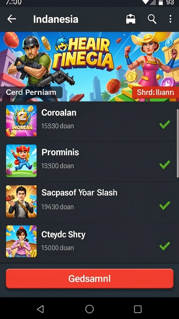 poros77 - Tampilan awal game yang menarik dan intuitif.
