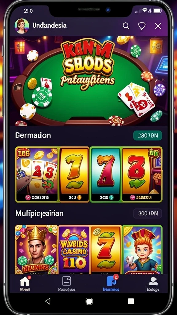 rp777 - Tampilan antarmuka RP777 yang elegan dan modern.